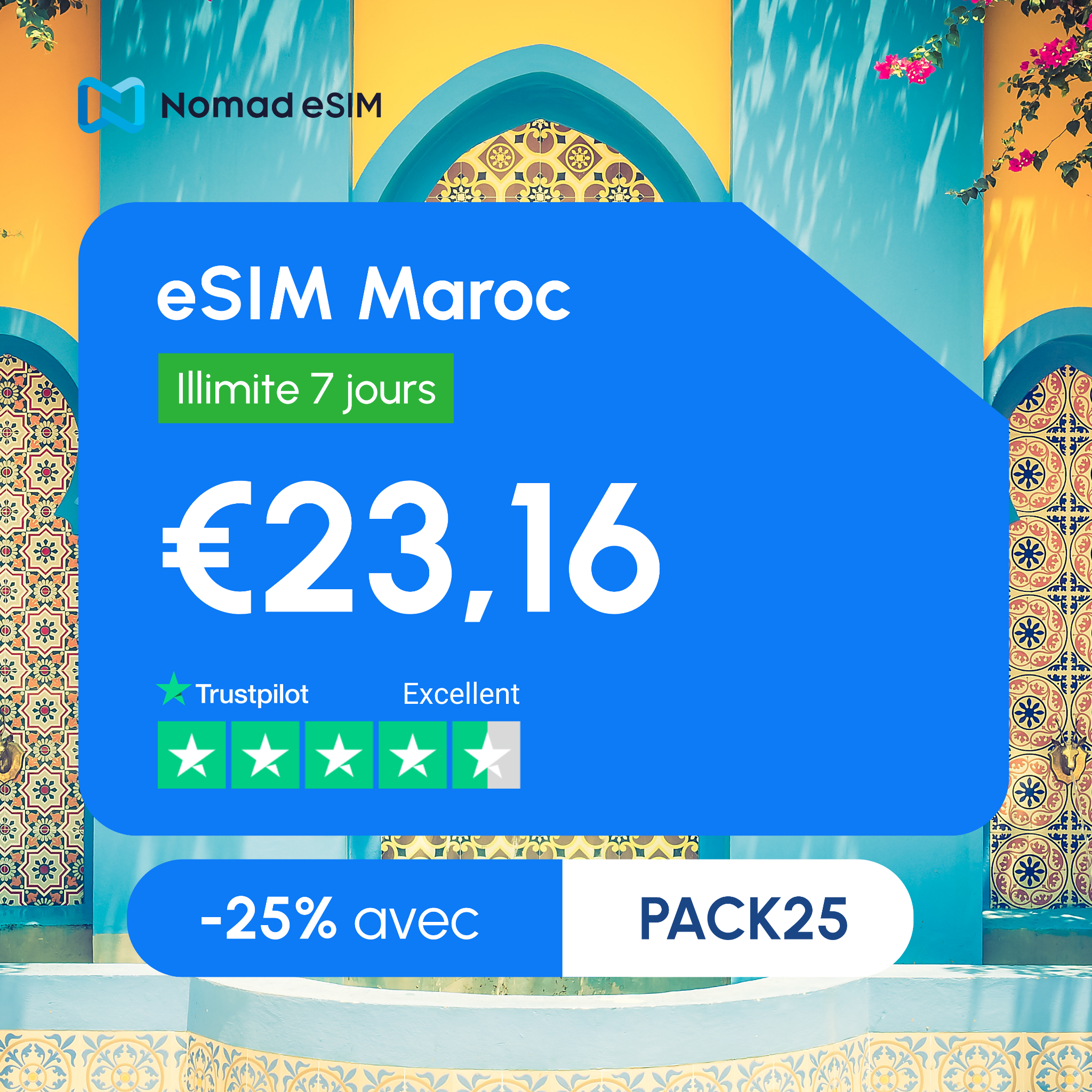 Nomad Esim Facebook ad
