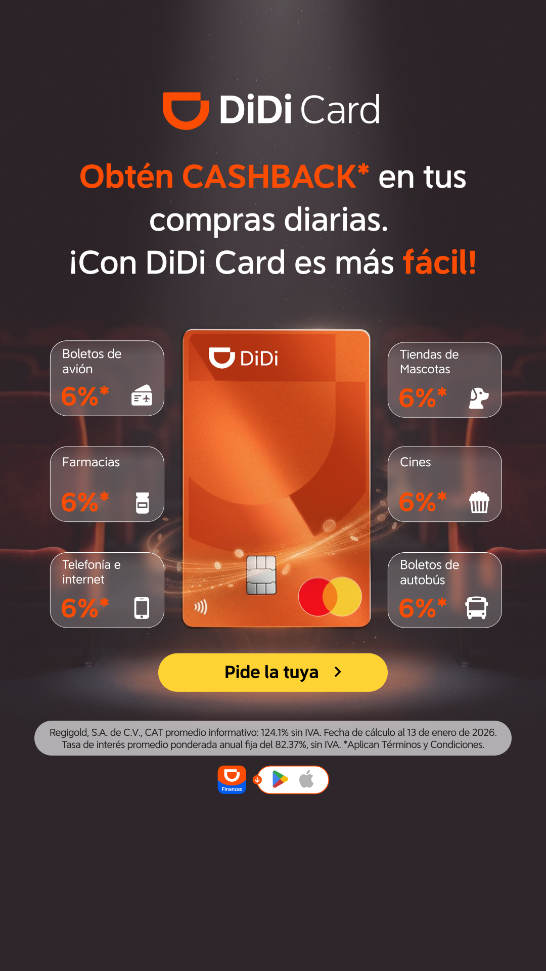 DiDi Card-Mexico Facebook ad from Aug 11, 2026
