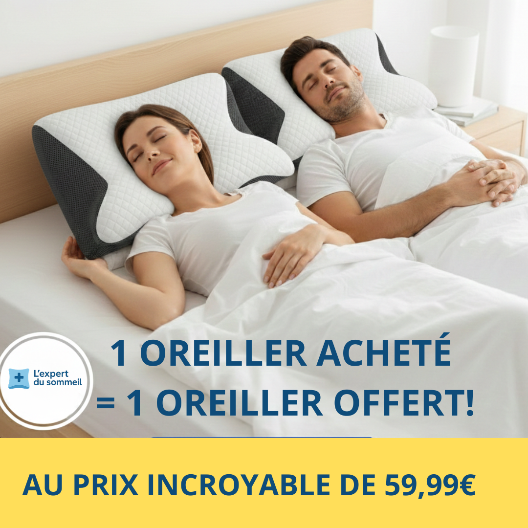 Lexpertdusommeil.fr Facebook ad: N1 des oreillers orthopédiques!