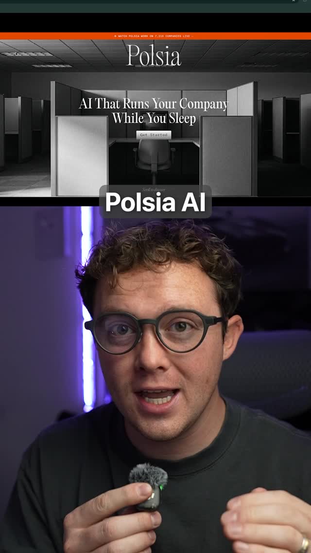 Polsia AI Facebook ad: This AI is literally running companies by itself.