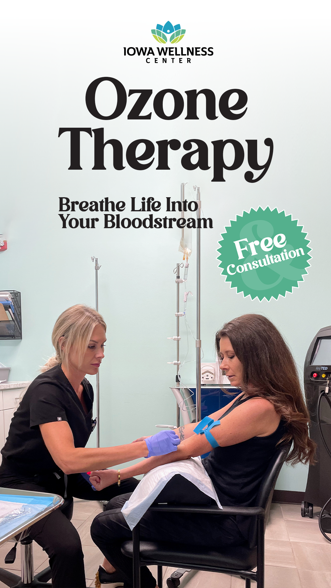 Iowa Wellness Center - North Liberty Facebook ad from May 25, 2026
