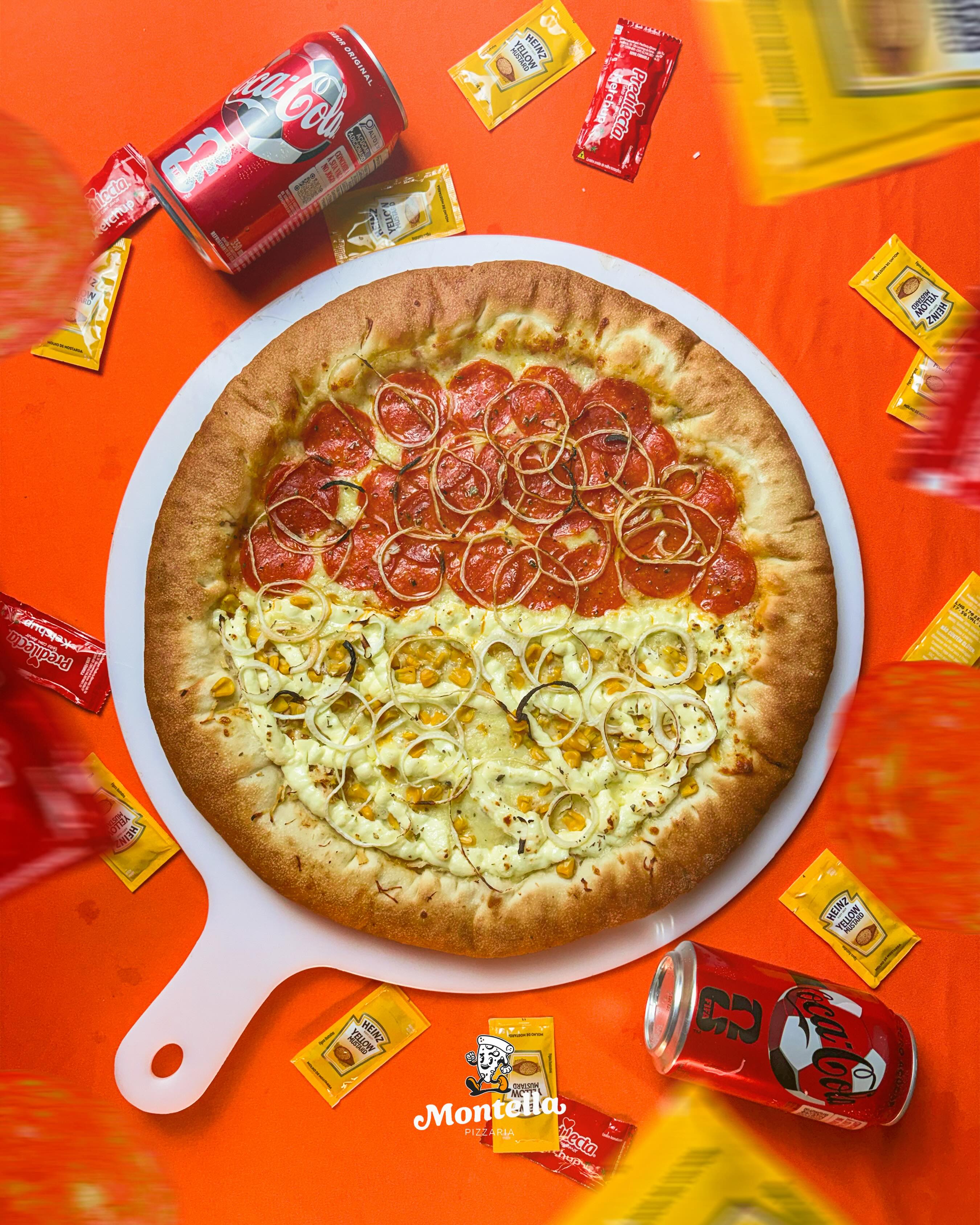 Montella Pizzaria Porto Real Facebook ad: Tem dia que tudo o que a gente…