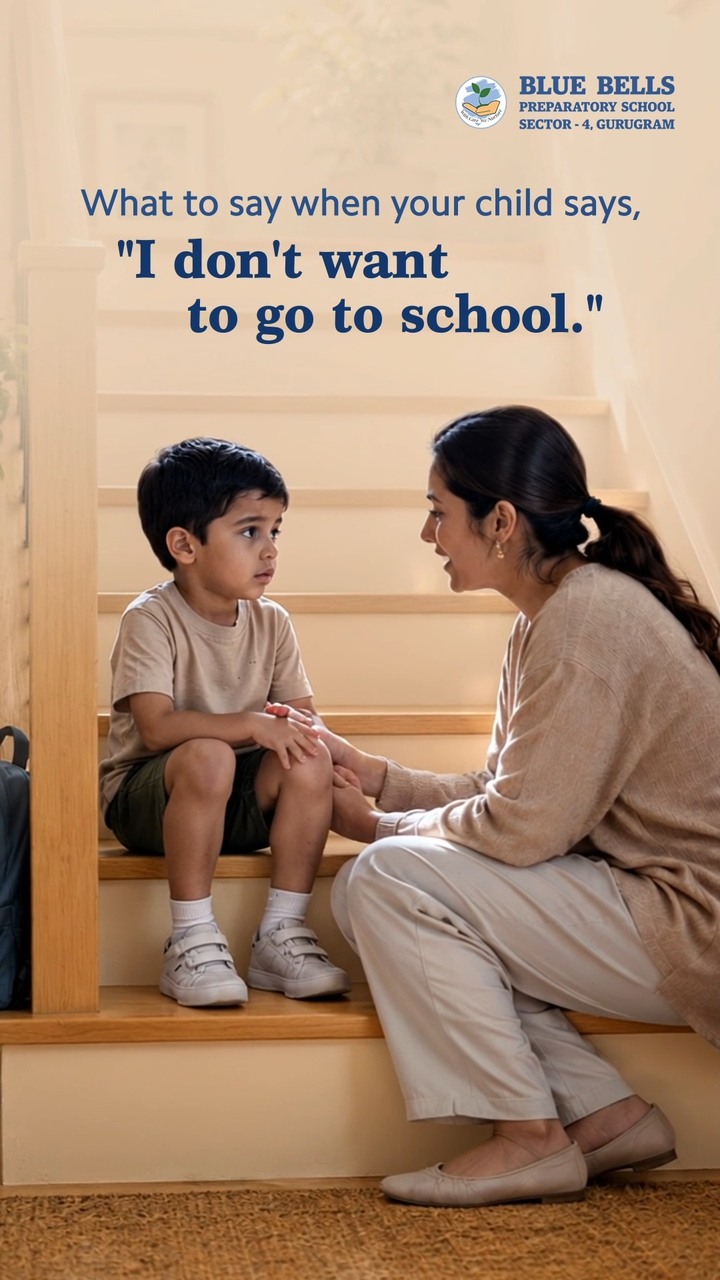Blue Bells Preparatory School, Gurgaon Facebook ad: Sometimes, the right response matters more than an…
