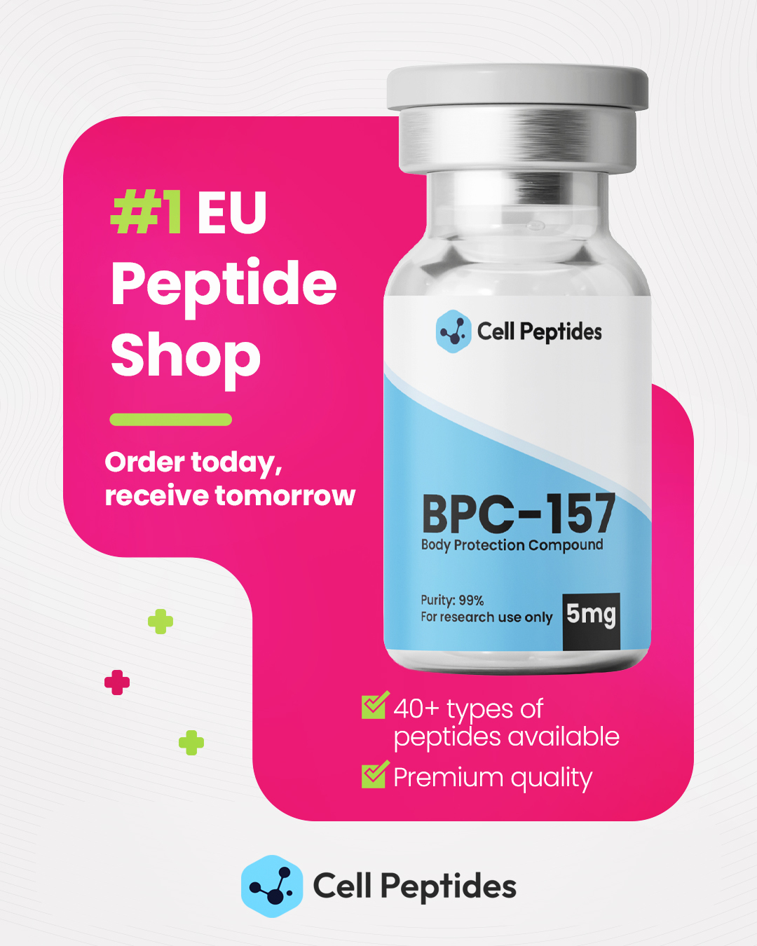 CellPeptides Facebook ad from Apr 24, 2026