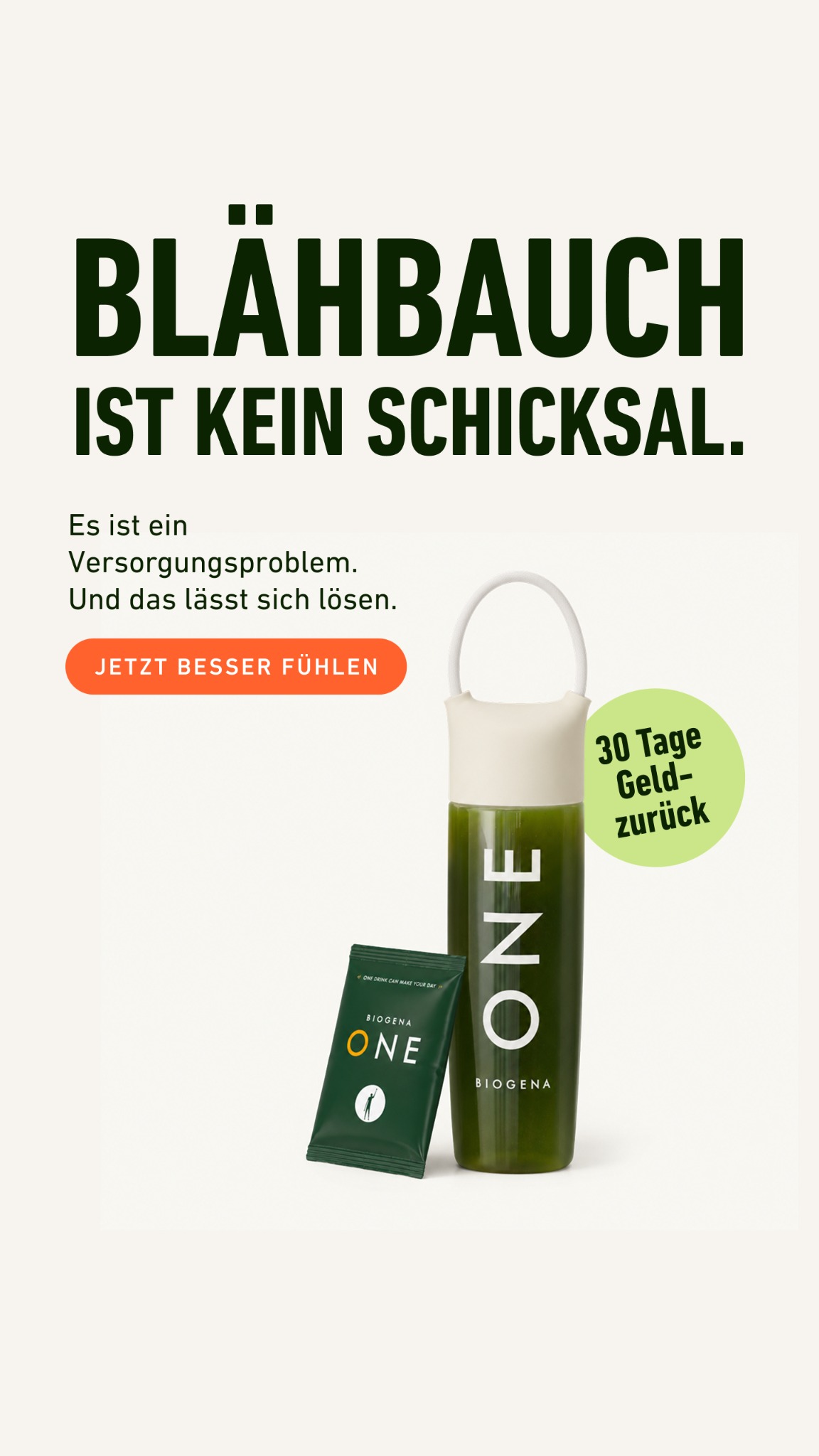 BIOGENA ONE Facebook ad