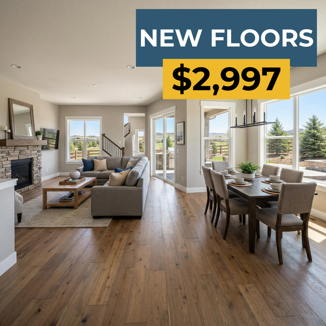 Simply Floors & Painting, Inc. Facebook ad: New Floors Starting At $2,997