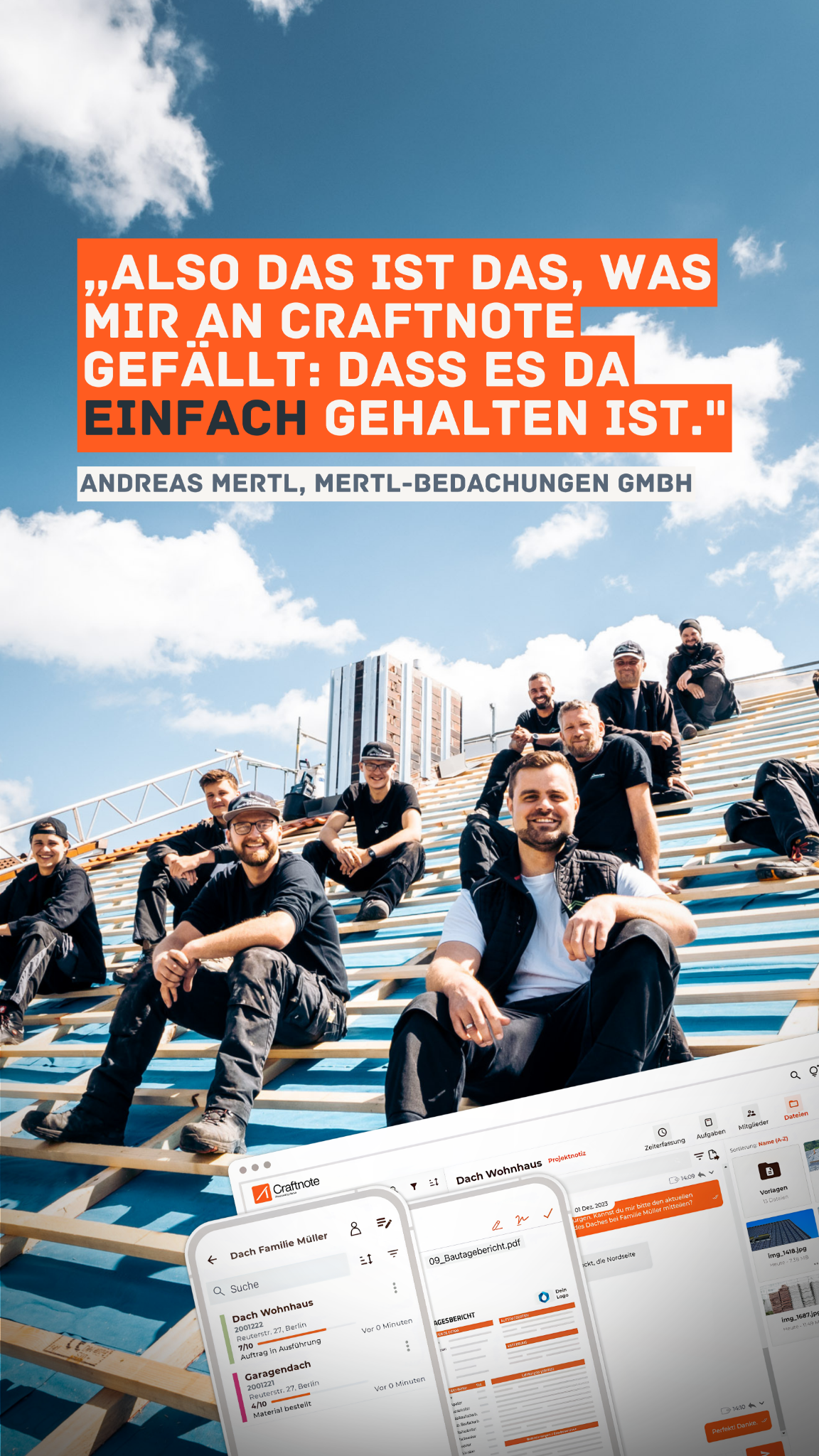 Craftnote - App für Handwerker Facebook ad