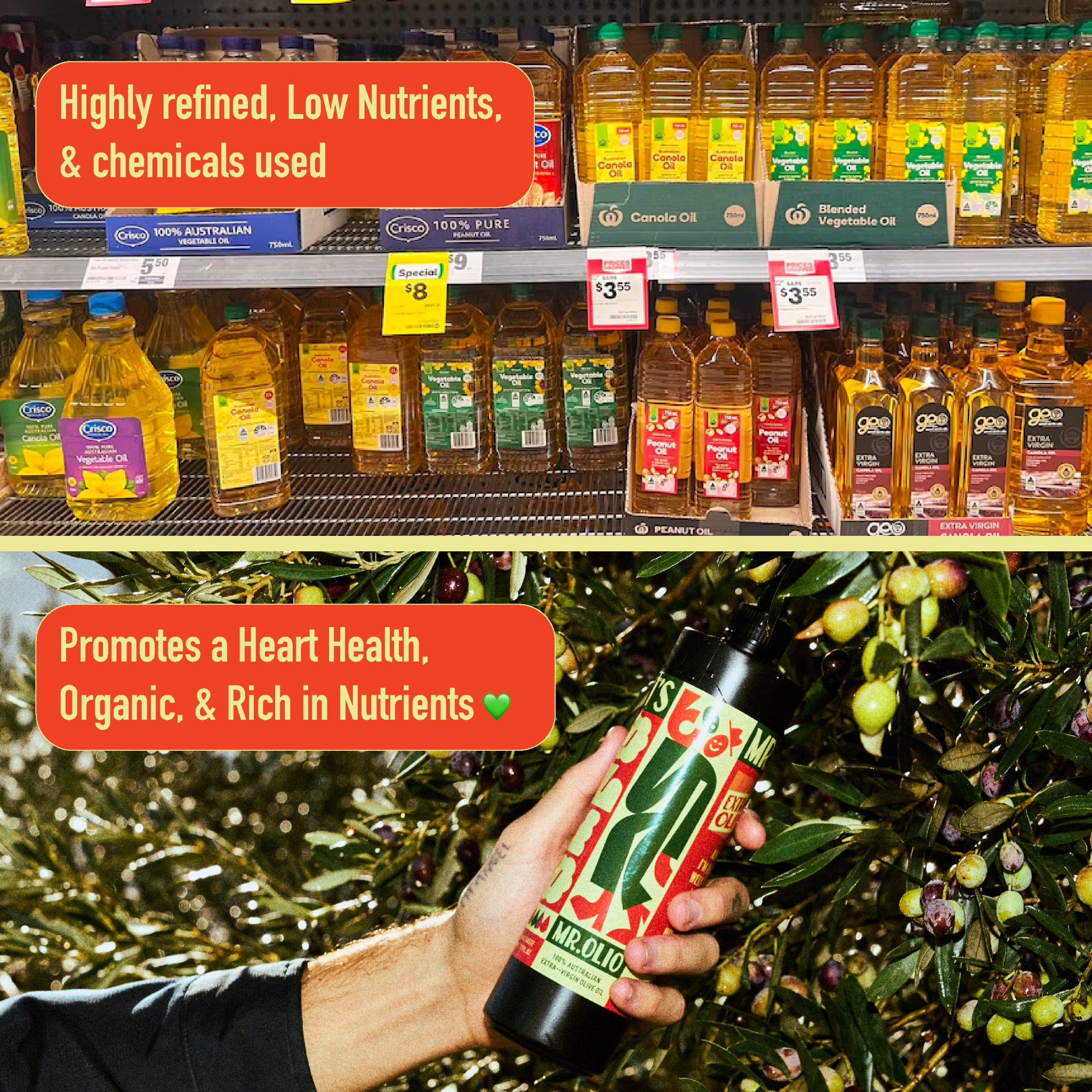 It's Olio AU Facebook ad