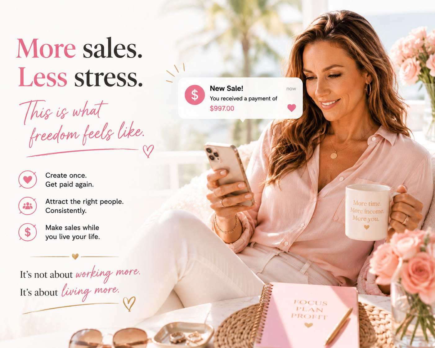 Angela Firefly - Create a life and business you love Facebook ad