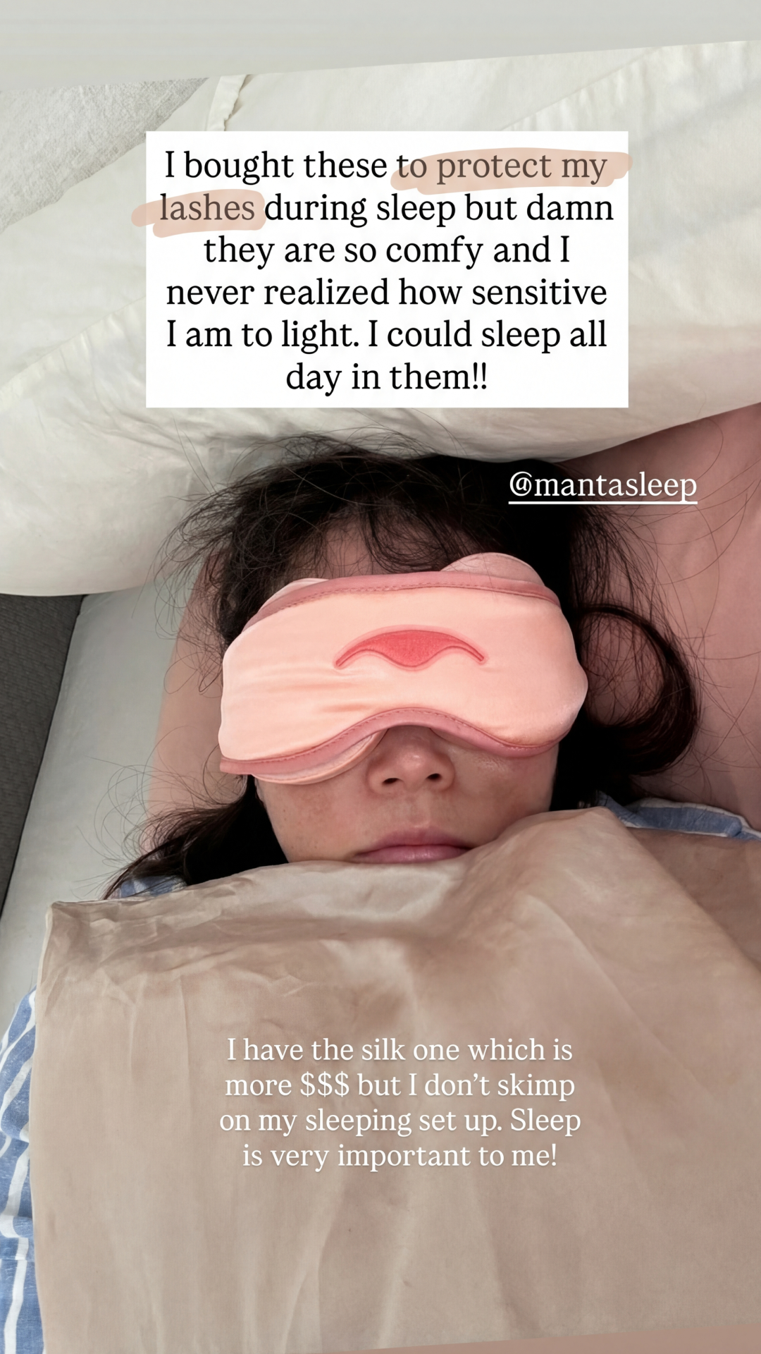 Manta Sleep Facebook ad
