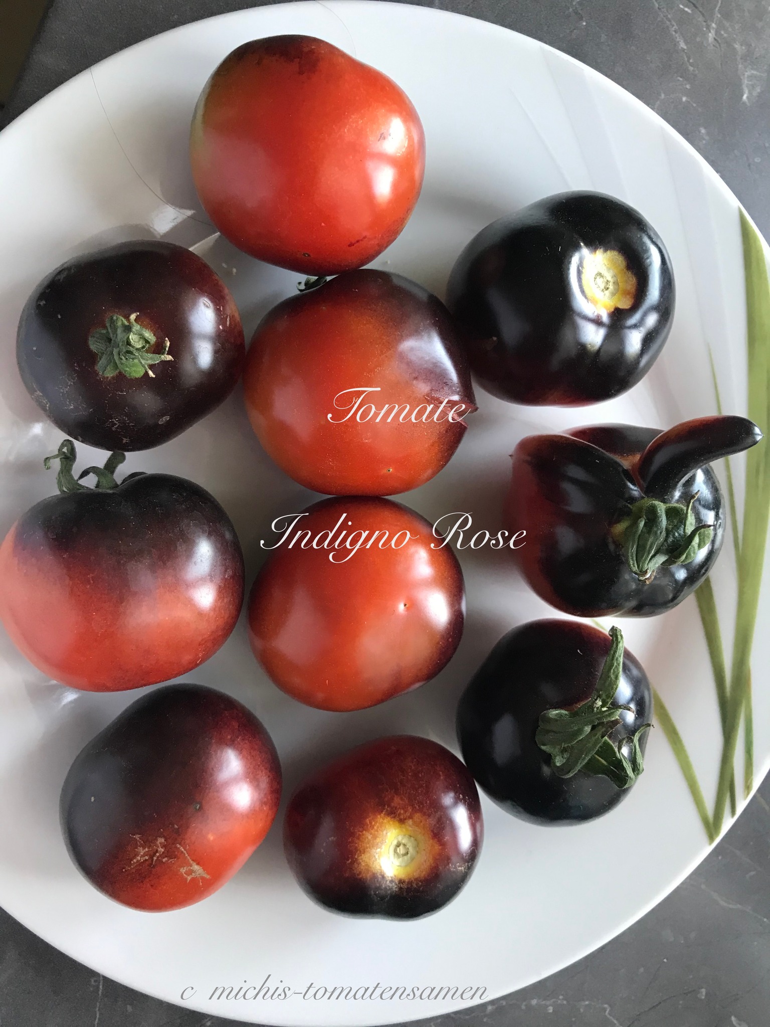 Michis Gemüsesamen Facebook ad: Tomaten- und Gemüsesamen.