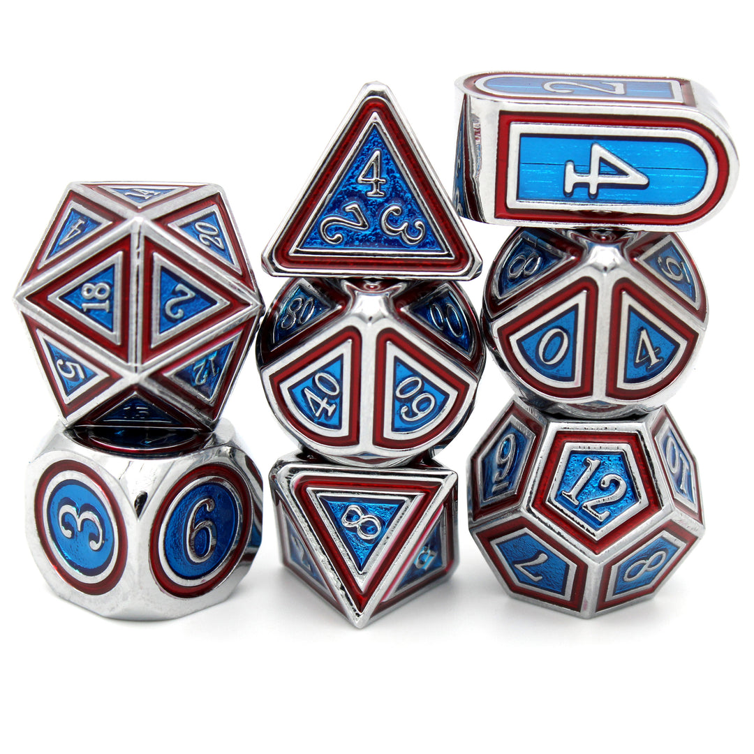 Dice Envy Facebook ad: Solid zinc alloy metal dice with exclusive in-house…