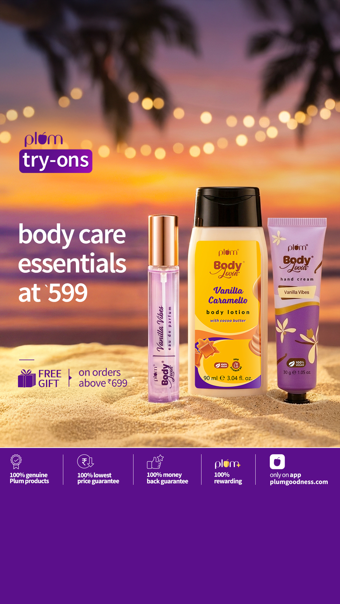 Plum BodyLovin' Facebook ad