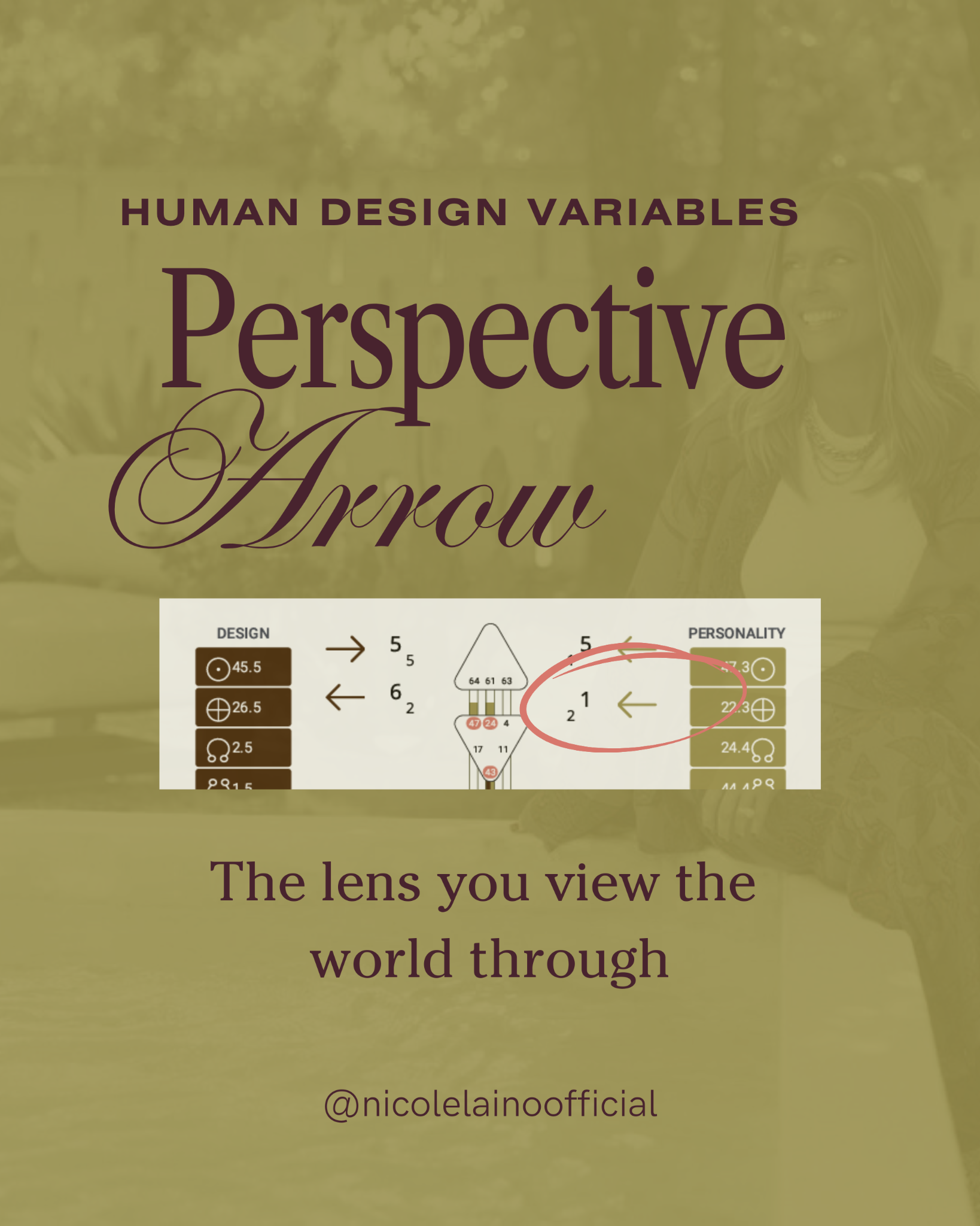 Nicole Laino Facebook ad: Two people can look at the exact same…
