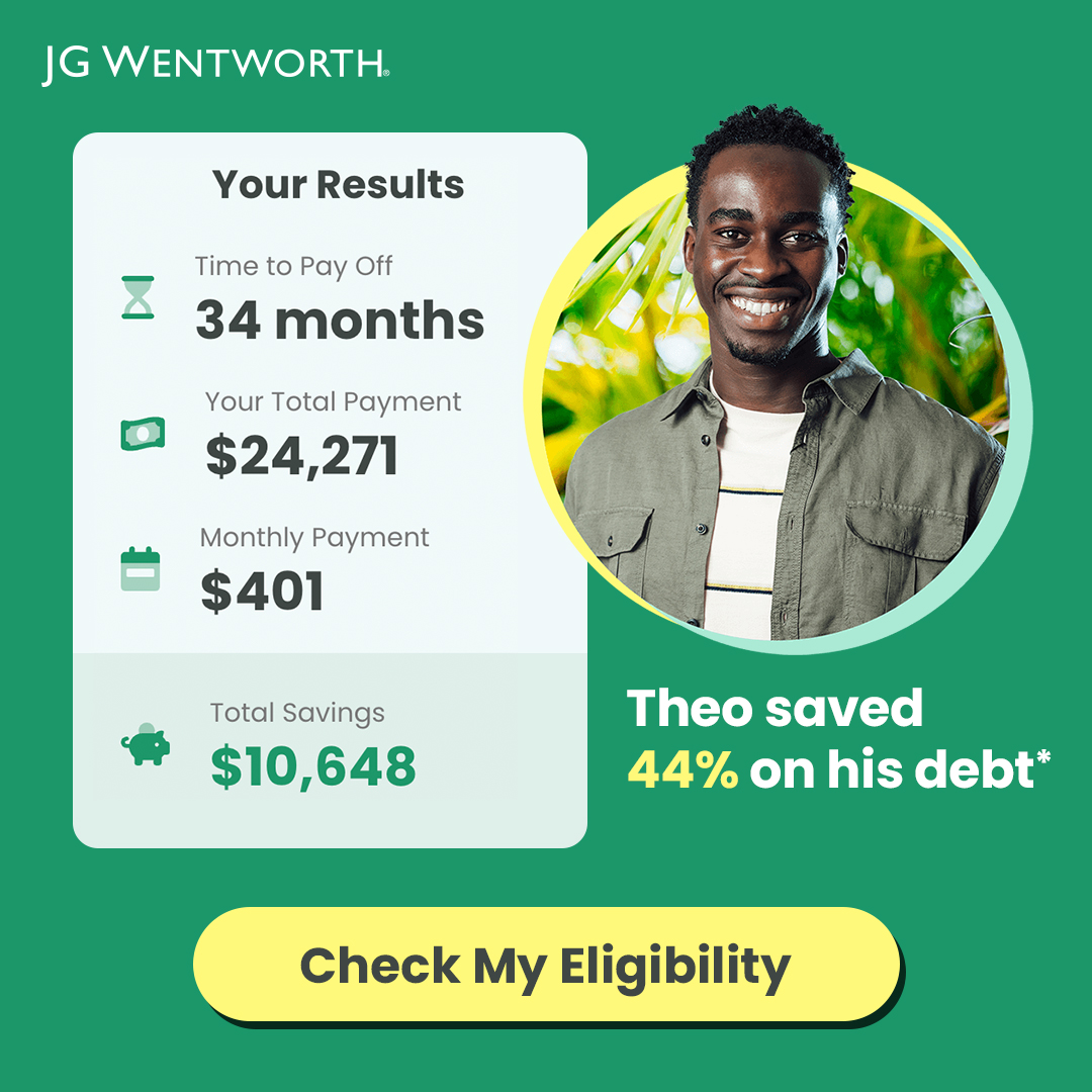 JG Wentworth Facebook ad