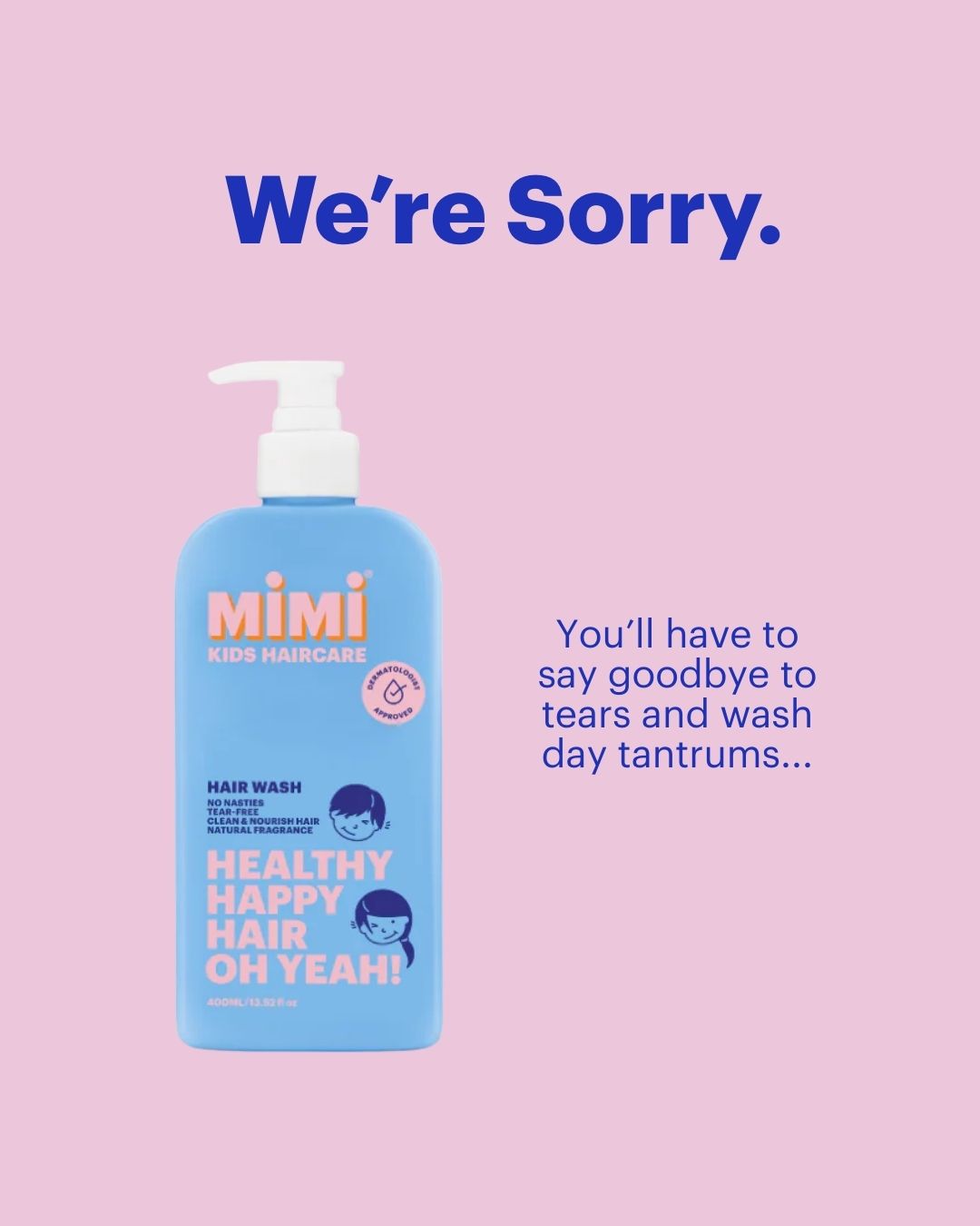 MIMI Haircare for Kids Facebook ad