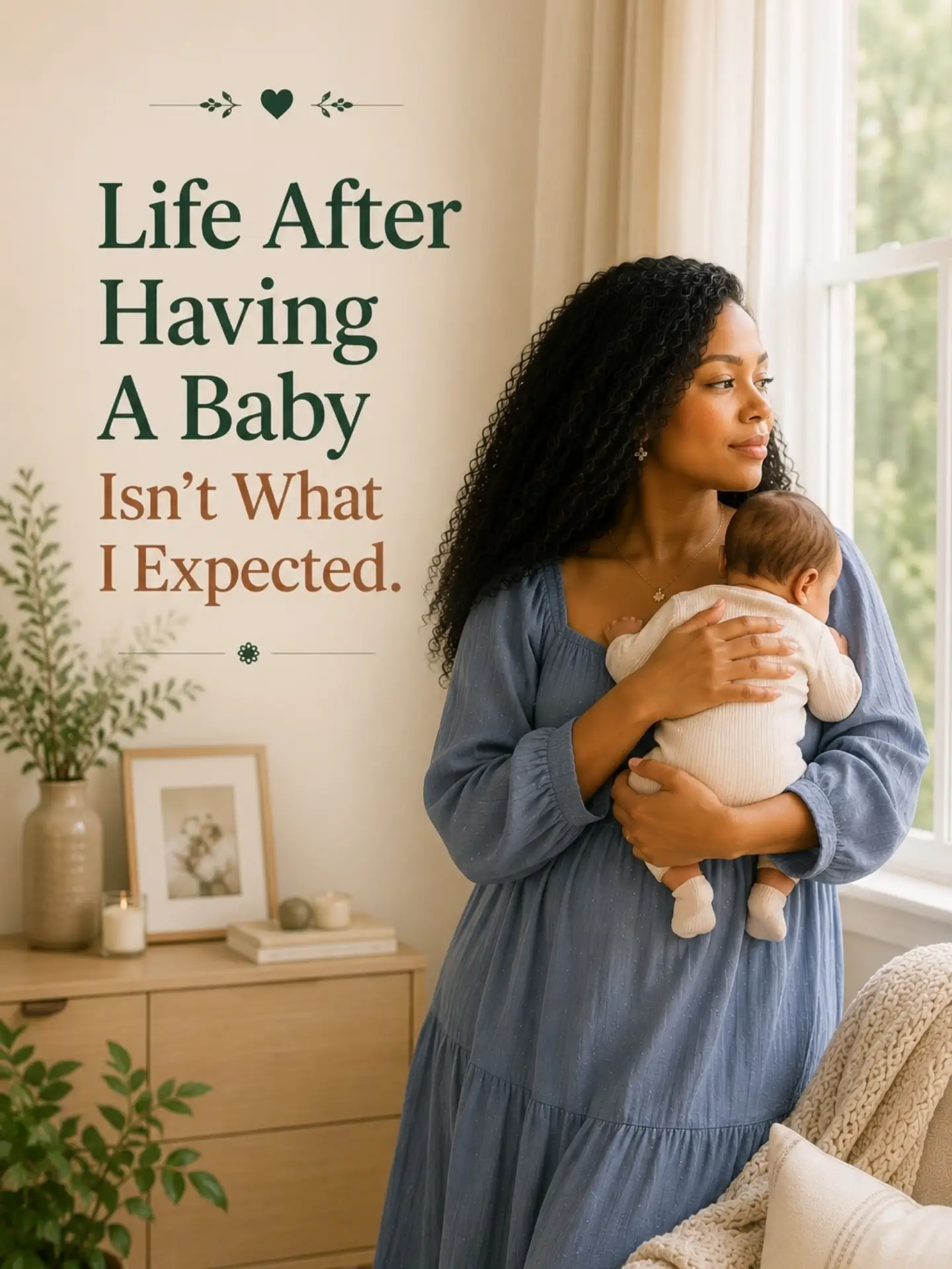 WisdomShelf Facebook ad: Life After Baby Is A Whole Becoming