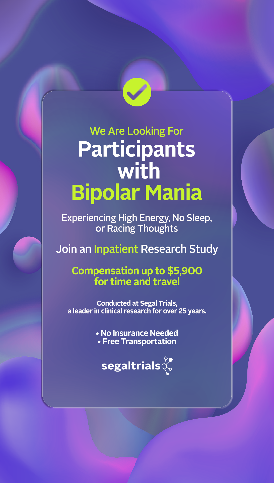 Segal Trials Facebook ad