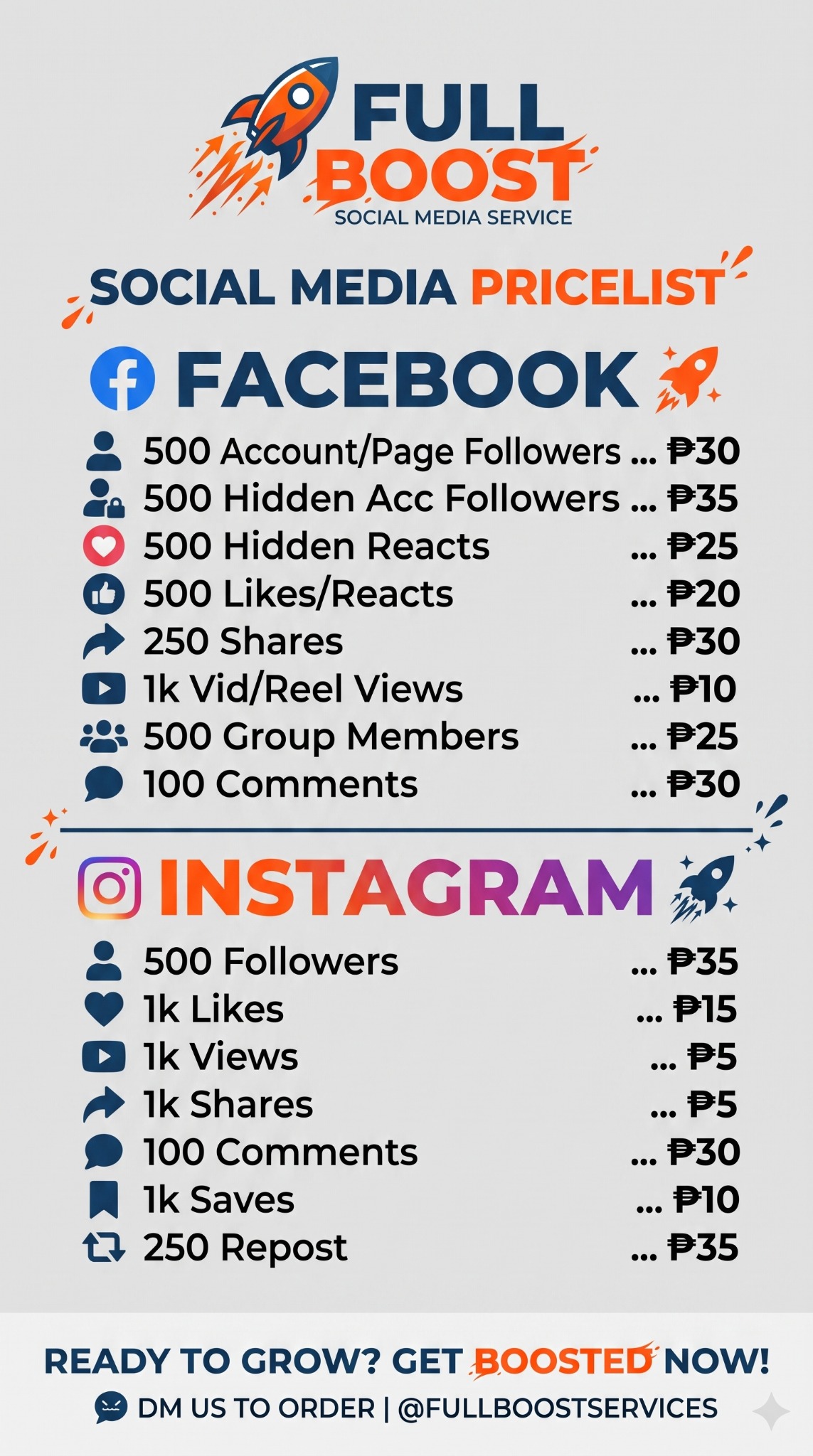 FULL BOOST Facebook ad: Palaguin ang Followers & Views Mo Ngayon!