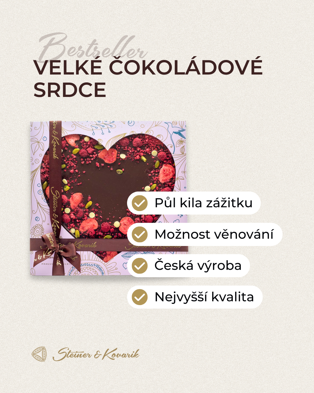 Čokoládovna Steiner & Kovarik Facebook ad