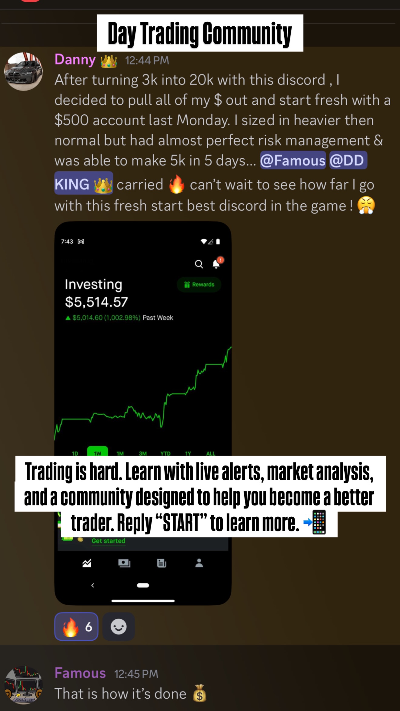Famous Trades Facebook ad