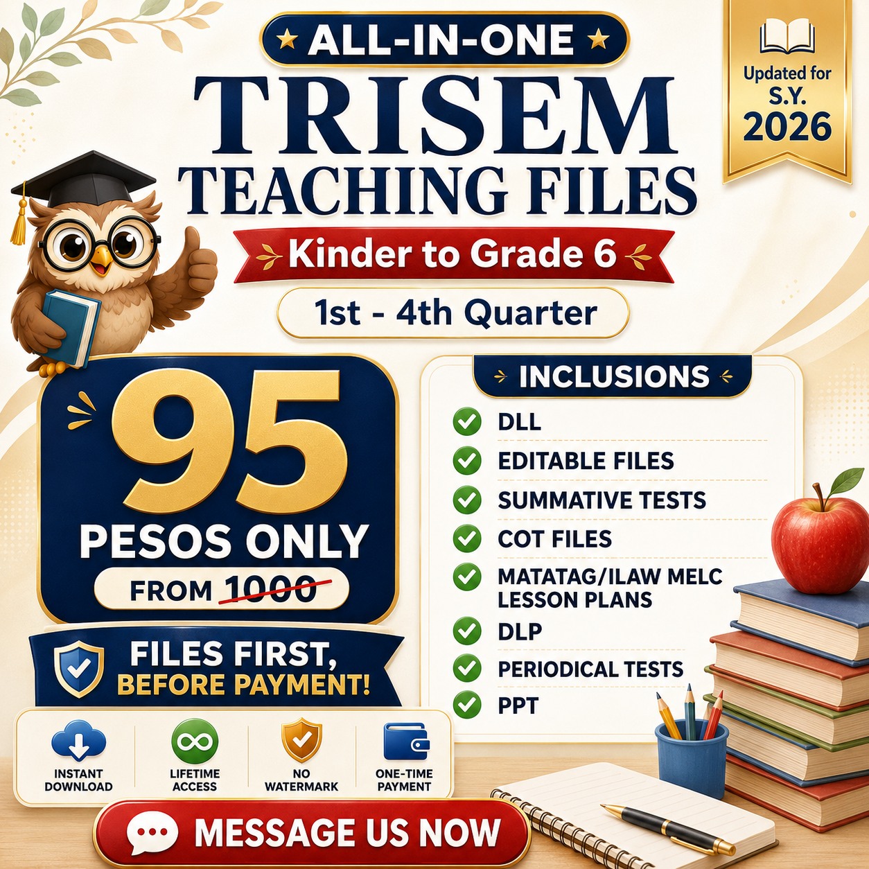 The File Library Facebook ad
