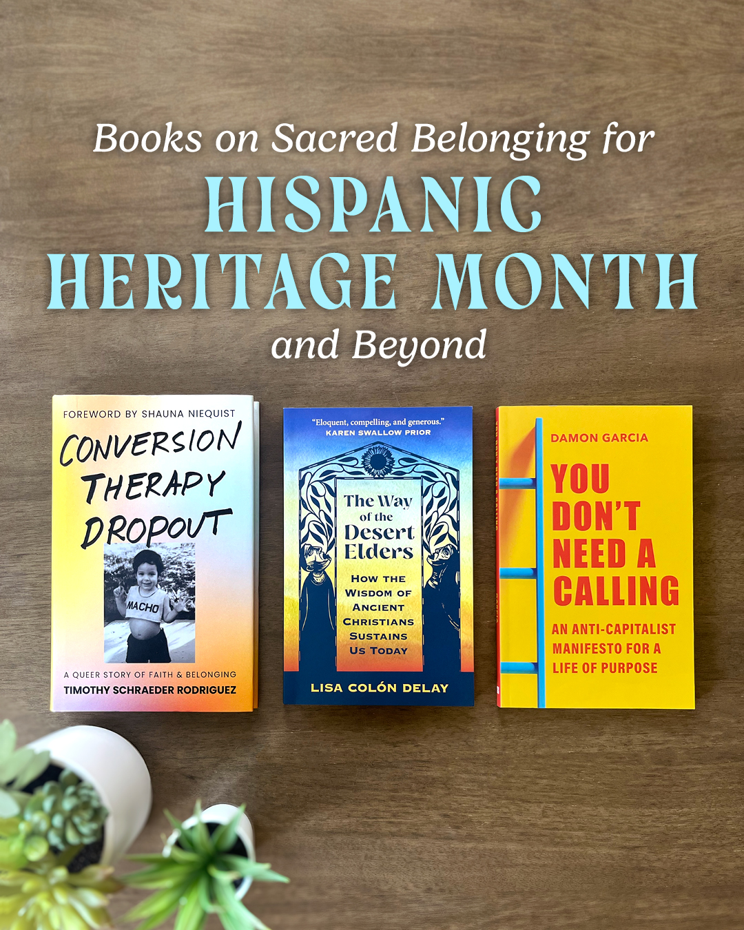Broadleaf Books Facebook ad: Find Sacred Belonging This Hispanic Heritage Month