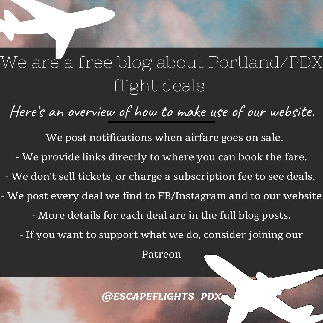 Escape Flights - Portland/PDX Facebook ad: Here's an overview of how to make use…