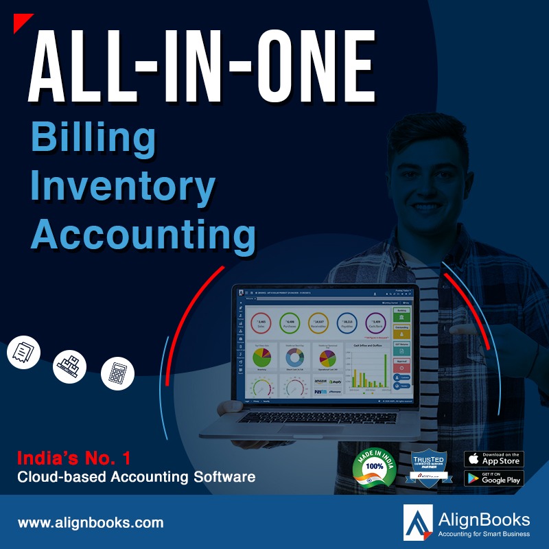 AlignBooks Facebook ad: Discover India's Business Management Solution: AlignBooks…