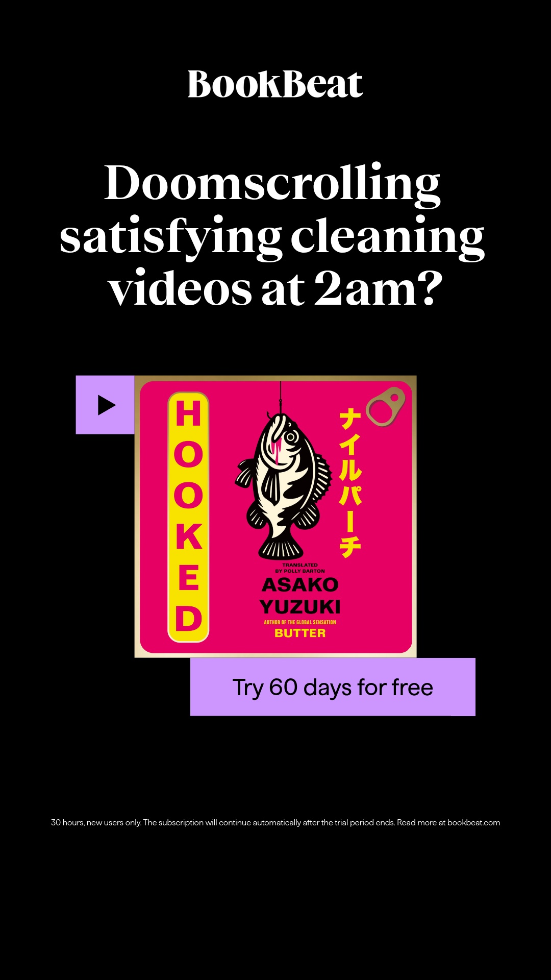 BookBeat Facebook ad from May 10, 2026