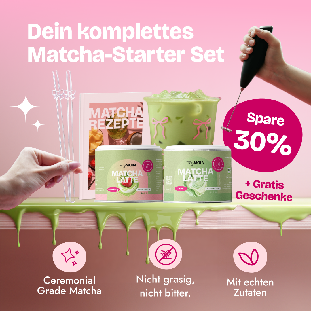 TryMoin Facebook ad: Premium Matcha Latte?