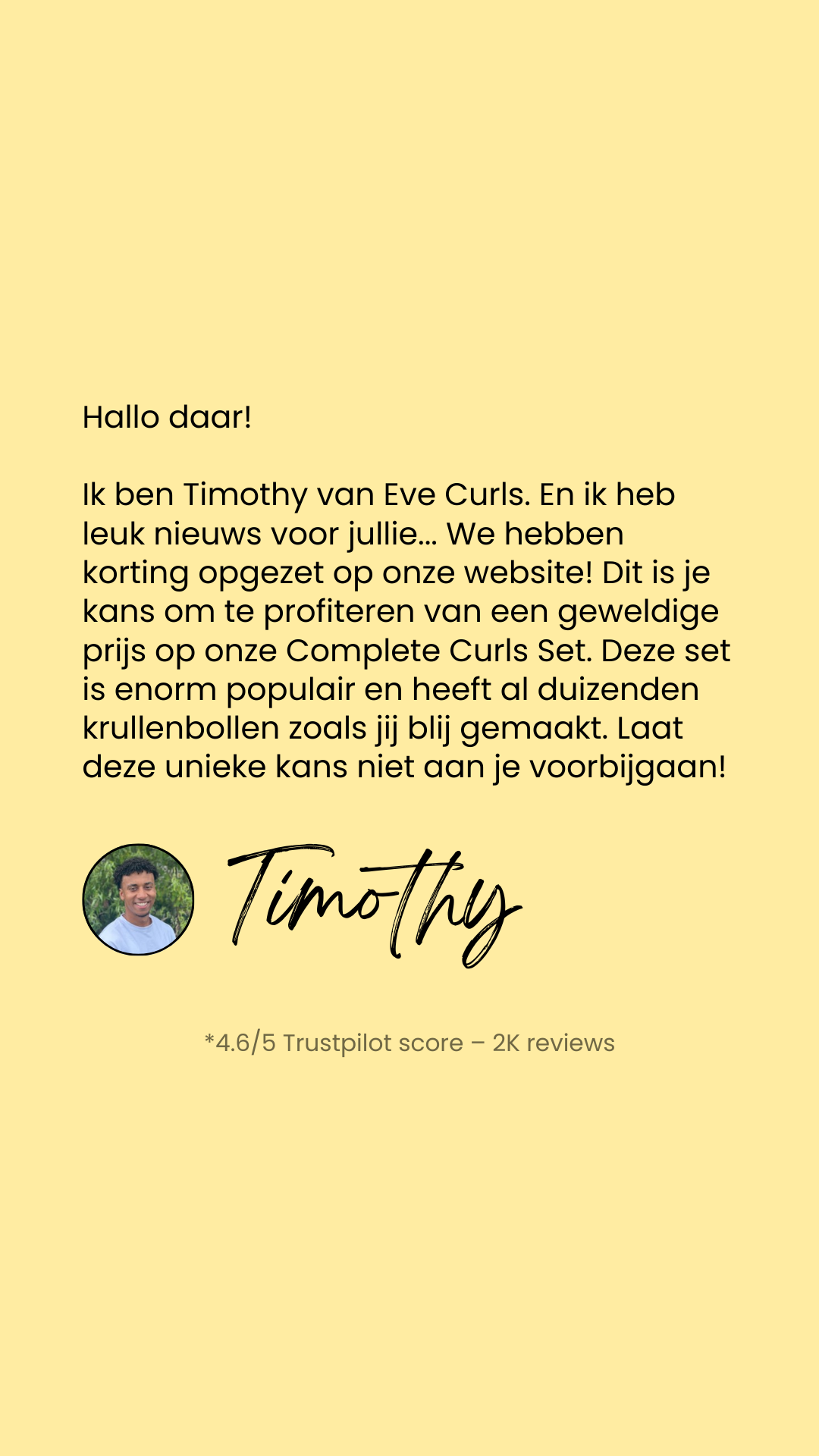 Eve Curls Facebook ad