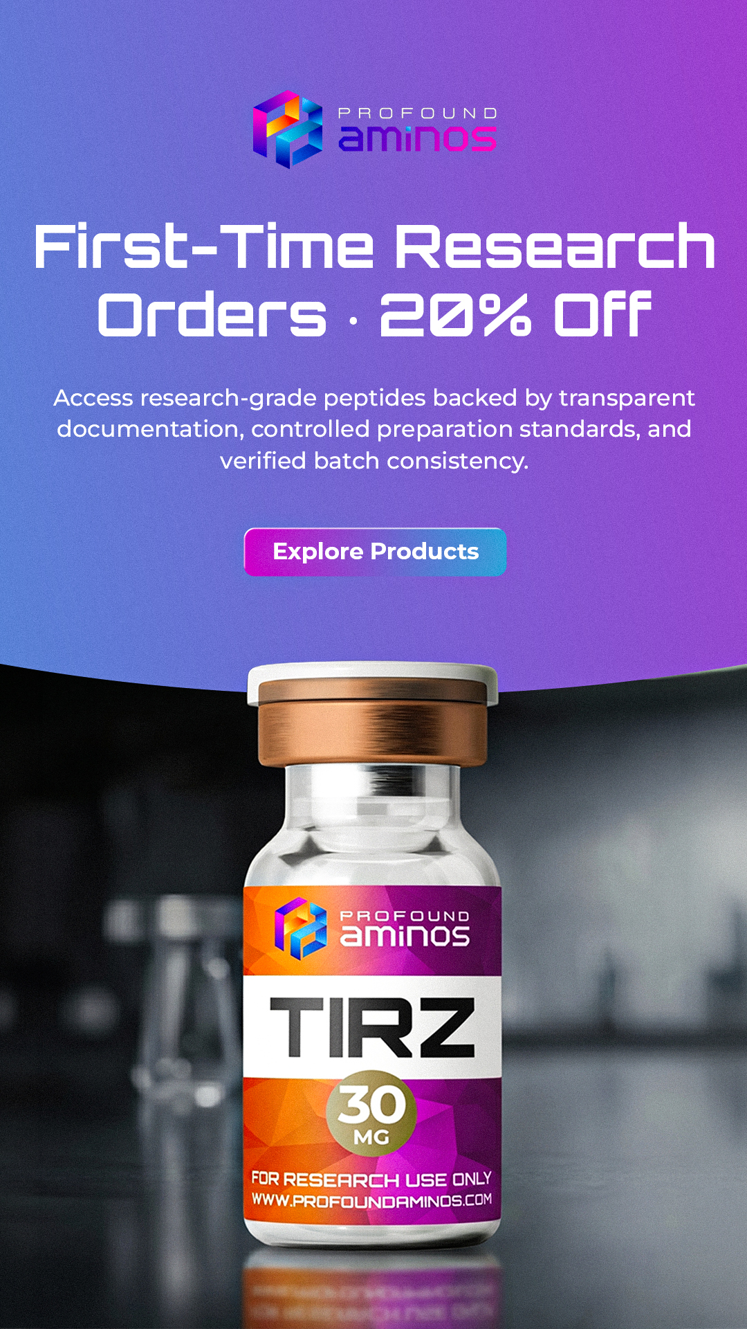 Profound Amino  Facebook ad