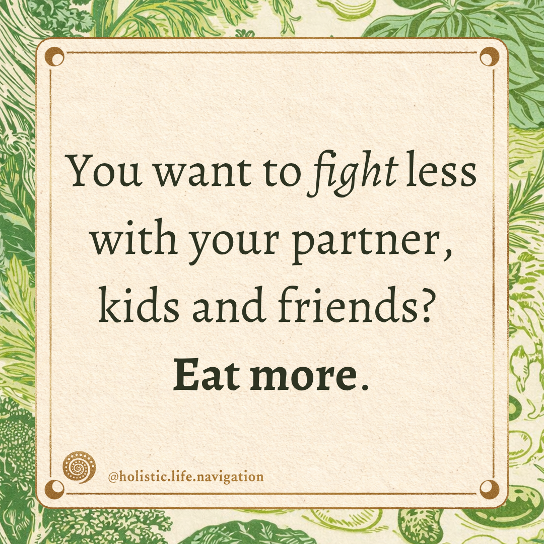 Holistic Life Navigation Facebook ad: Nutrition Affects Your Trauma Responses