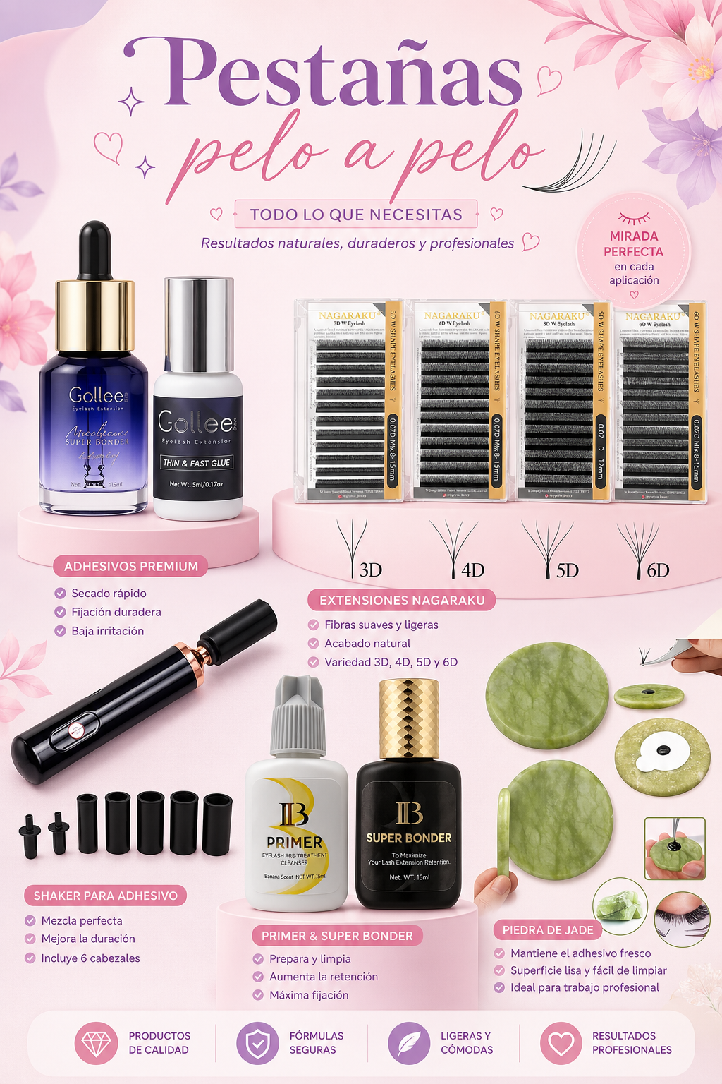 Divina Tú Facebook ad: Insumos de cejas y pestañas
