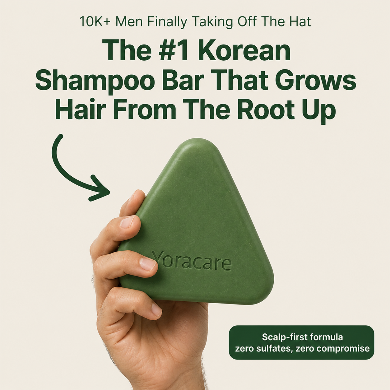 The Men's Hair Code Facebook ad