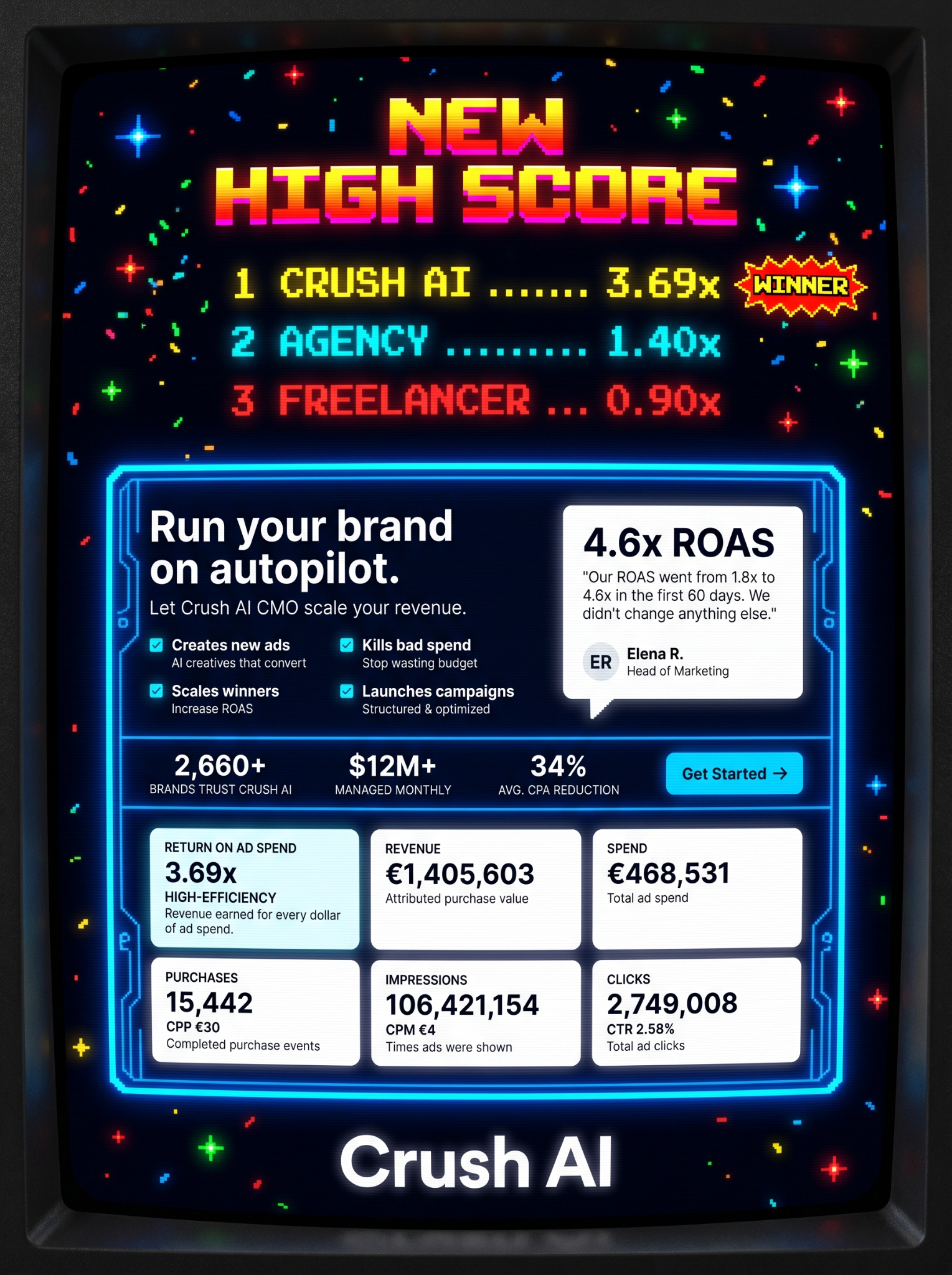 trycrush.ai Facebook ad