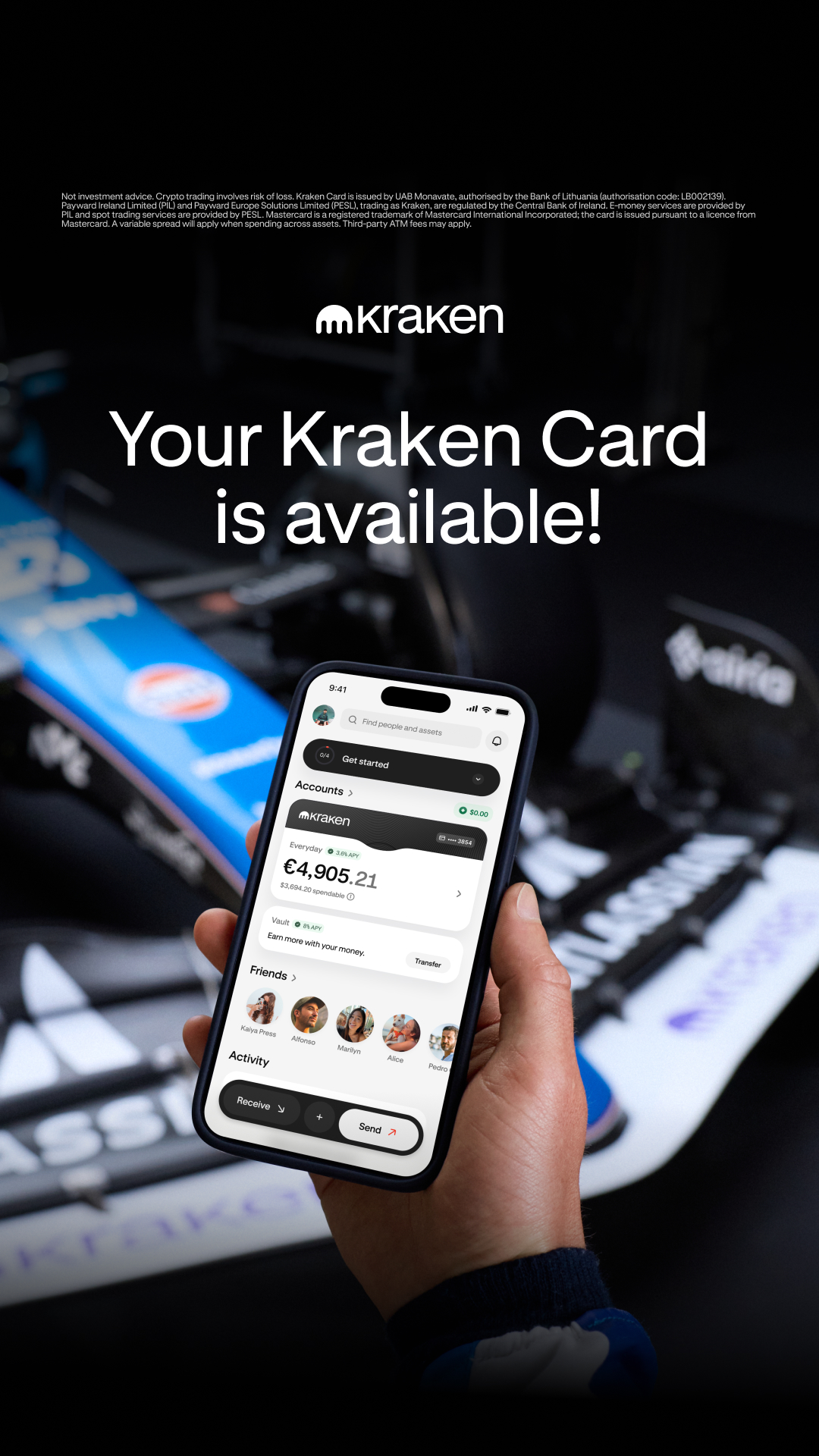 Kraken Digital Asset Exchange Facebook ad