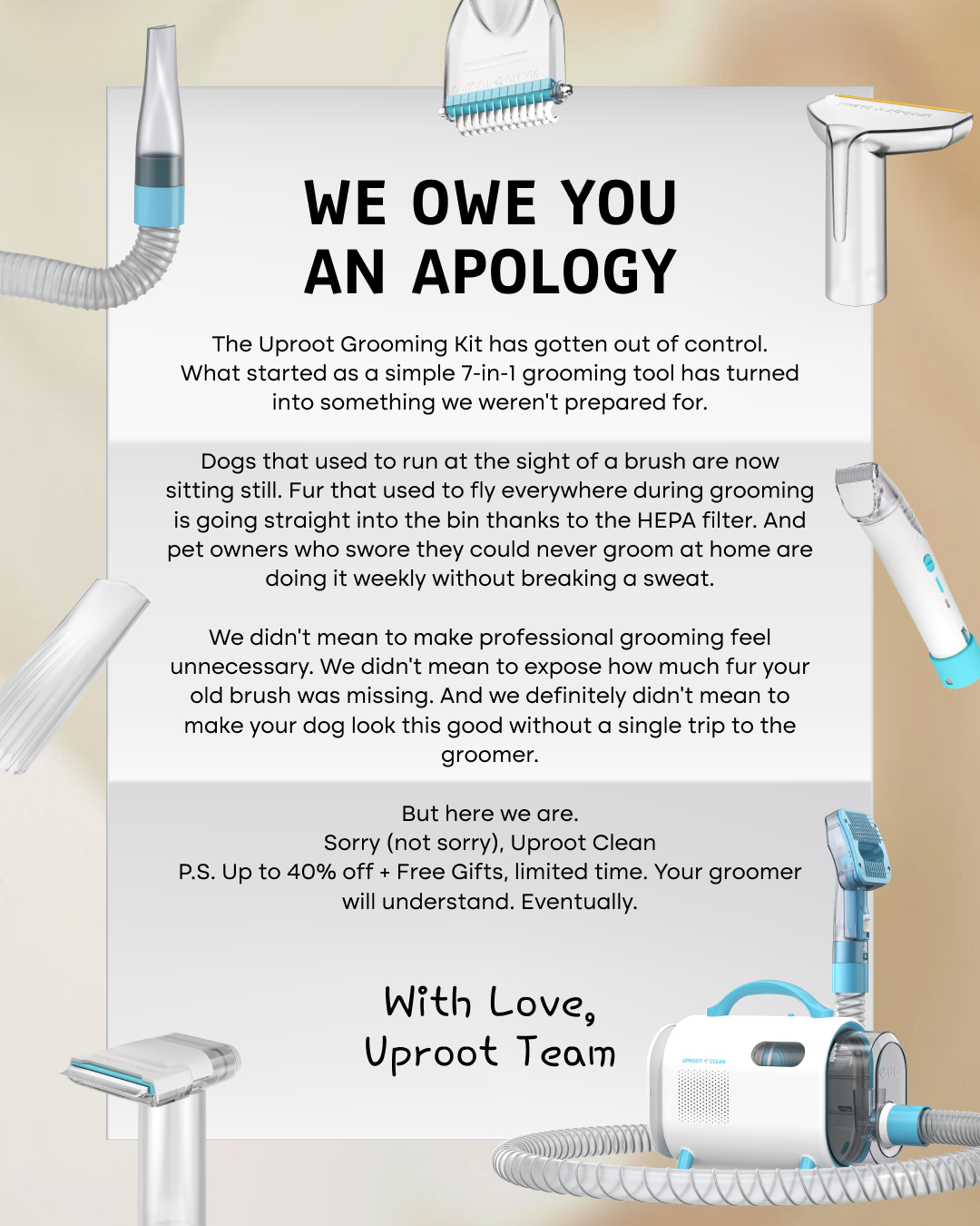 Uproot Clean Facebook ad