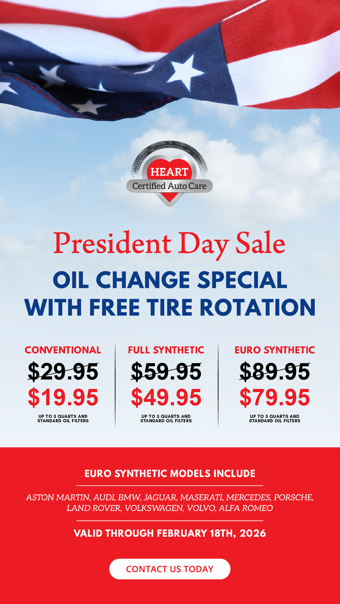HEART Certified Auto Care Facebook ad