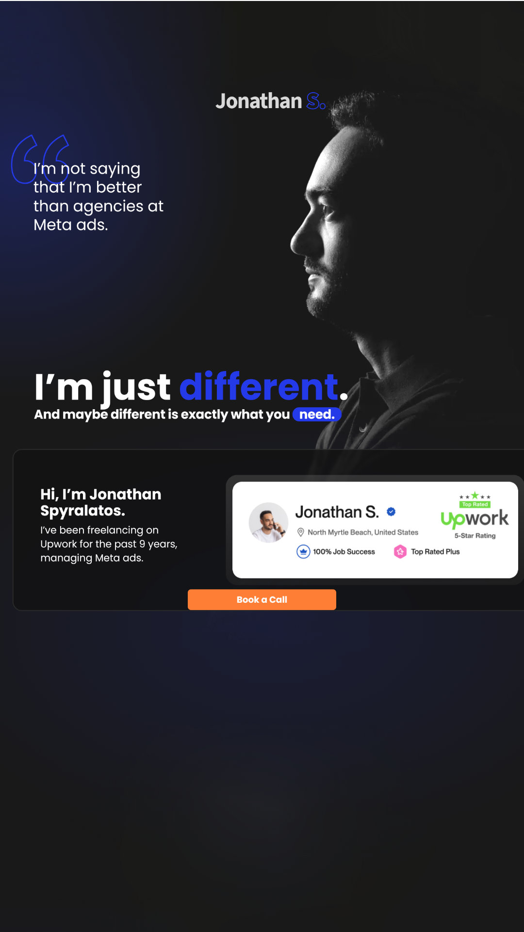 Jon the Freelancer - Meta Ads Expert Facebook ad