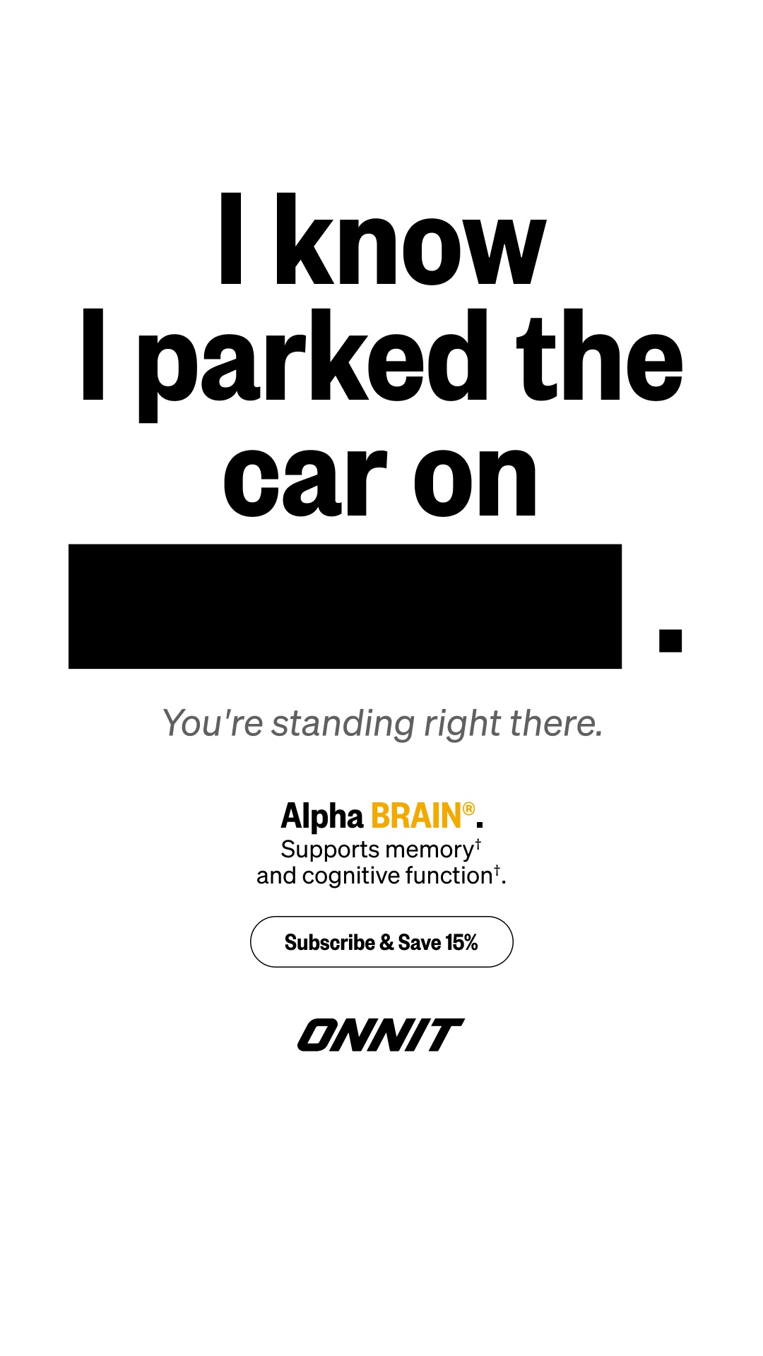 Onnit Facebook ad