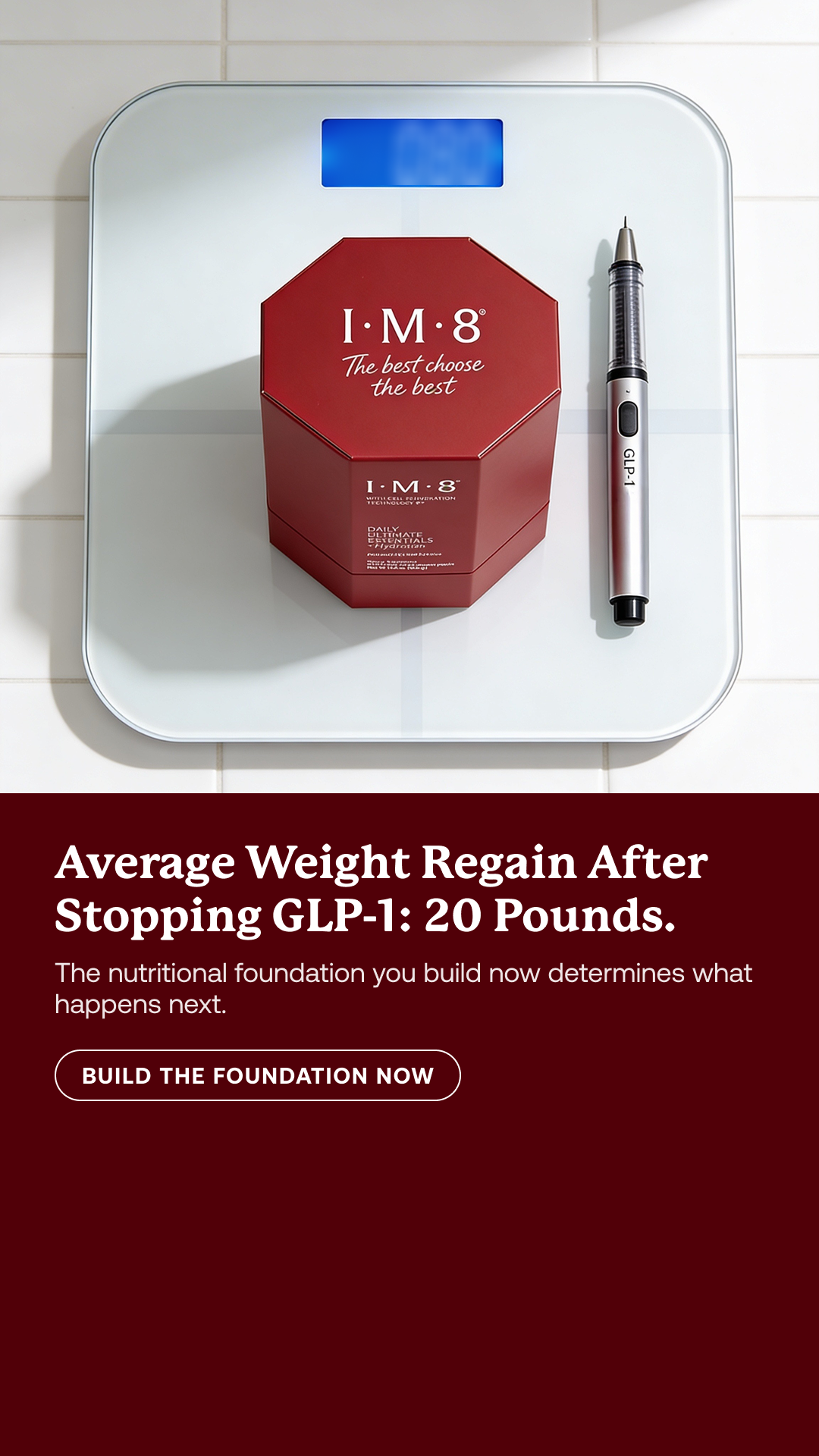 IM8 Health Global Facebook ad
