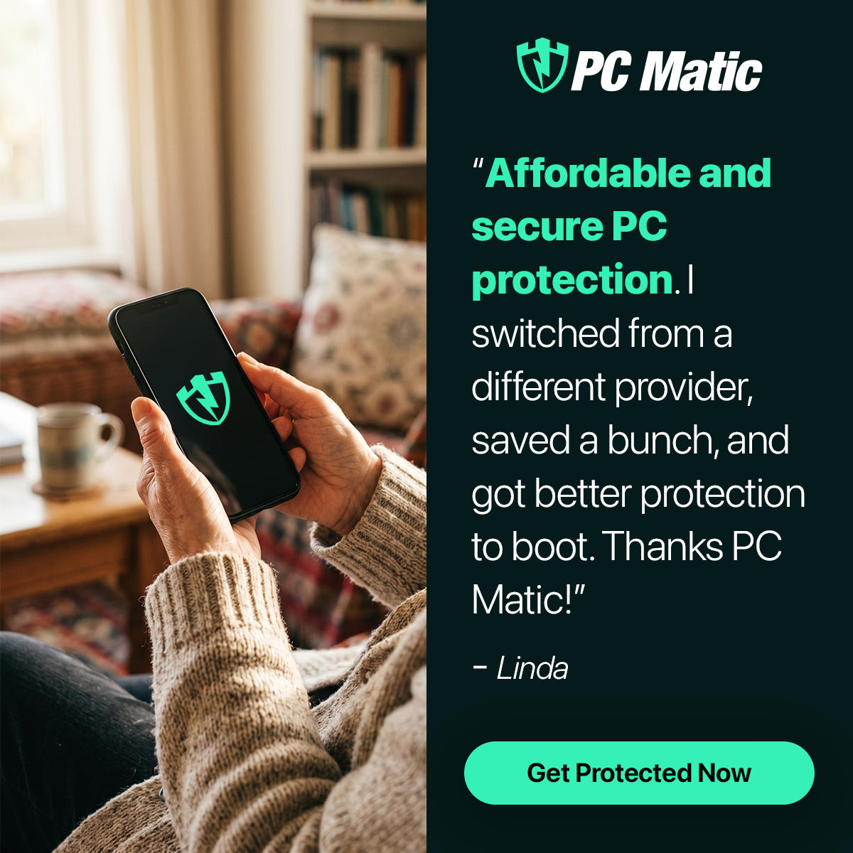 PC Matic Facebook ad