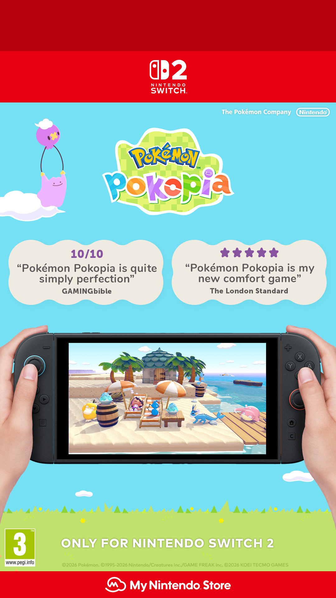 My Nintendo Store UK & Ireland Facebook ad from Mar 13, 2026