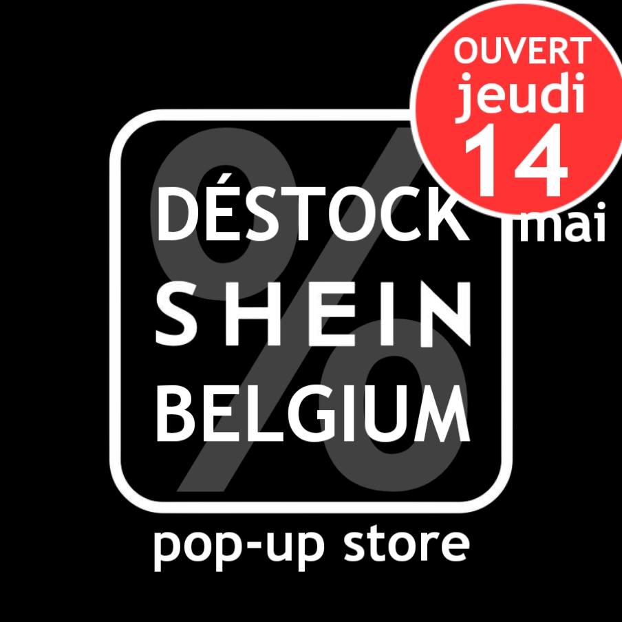 Déstock SHEIN Belgium Facebook ad: 𝗚𝗥𝗔𝗡𝗗𝗘 𝗩𝗘𝗡𝗧𝗘 𝗦𝗛𝗘𝗜𝗡 𝗕𝗘𝗟𝗚𝗜𝗤𝗨𝗘…