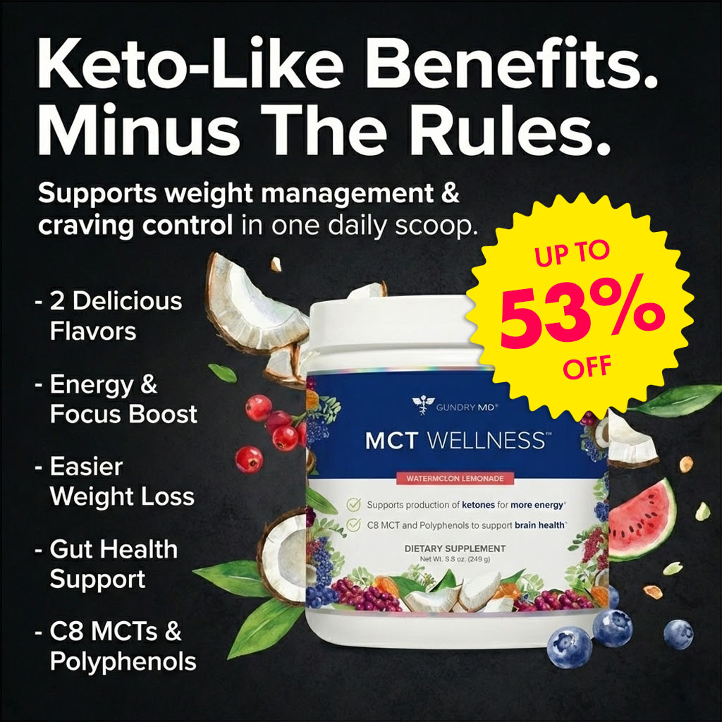 Dr Gundry Energy and Health Facebook ad
