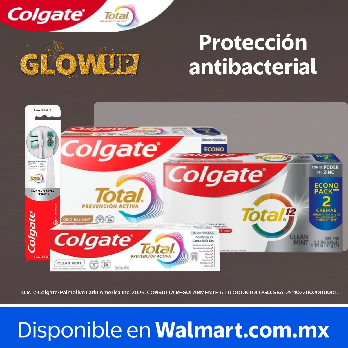 Walmart México Facebook ad: Tu rutina merece brillar