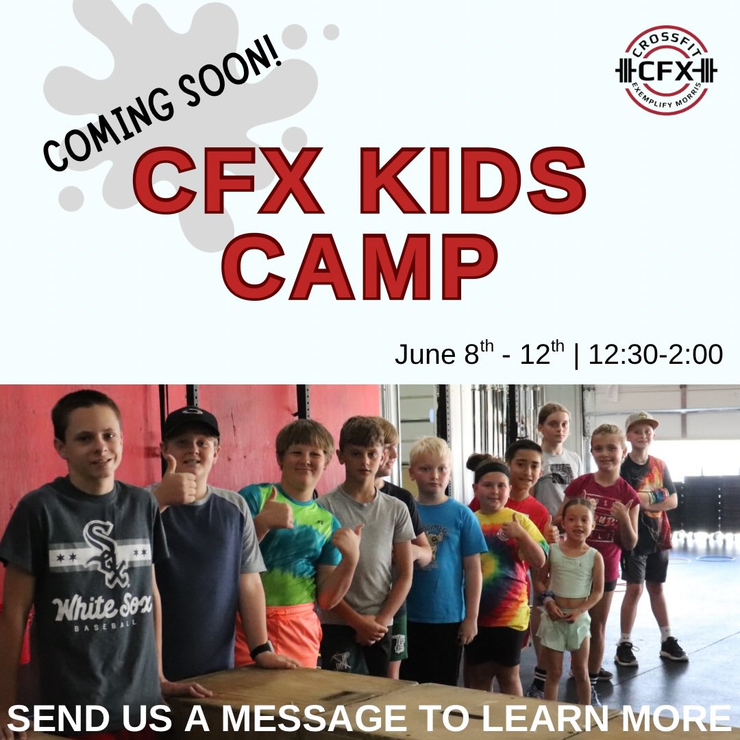 CrossFit Exemplify - Morris Facebook ad: CFX Kids Summer Camp | Active Summer Camps for Kids in…