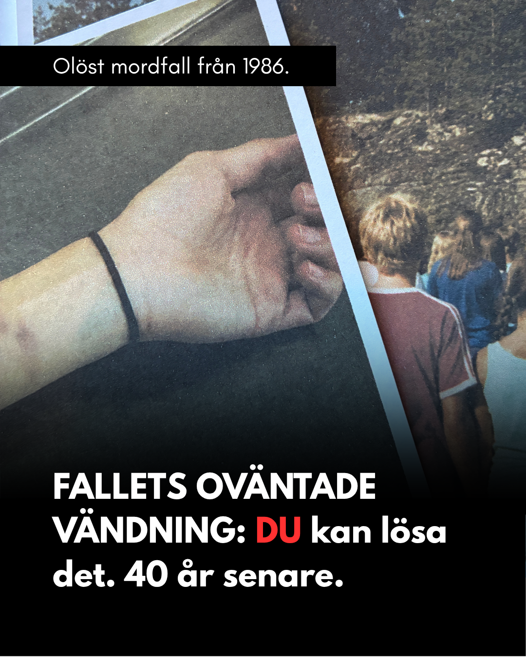 Cluemaster Sverige Facebook ad: Ett olöst fall från 80-talet